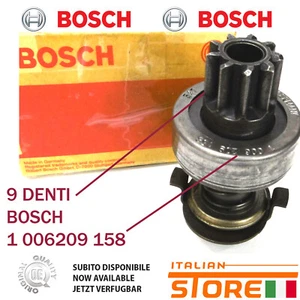 Fiat 500 850 sprocket starter motor original 992062 Bosch 1006209158 - Picture 1 of 1
