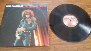 NEIL DIAMOND HOT AUGUST NIGHT VINYL GATEFOLD DOUBLE LP - 1972 - RECORDED LIVE - Picture 1 of 6