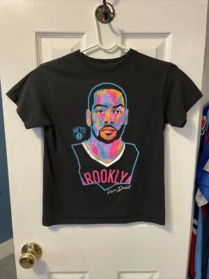 Kevin Durant Brooklyn Nets basketball  NBA Brand boys black shirt size small - Image 1 of 2
