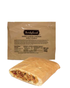 Sweet and Sour Chicken 3 pack MRE Survival Desert Bridgford Ready to Eat meals - Picture 1 of 2