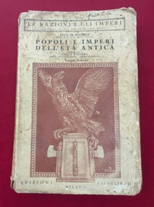 Libro antico Popoli e Imperi età antica storia illustrata scuola fascismo - Picture 1 of 8