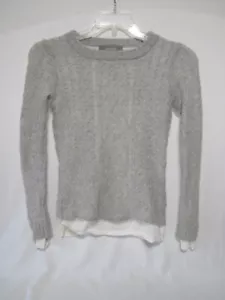 Camicia sopra punk Ply Cashmere grigio, foderata con cotone sotto, taglia S ? - Foto 1 di 7
