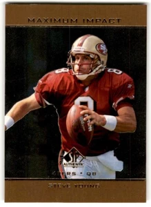 1998 SP Authentic Maximum Impact Steve Young #SE4 San Francisco 49ers - Picture 1 of 2