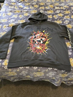 Sudadera con capucha Ed Hardy talla XXL polar verde. Foto 1 de 4