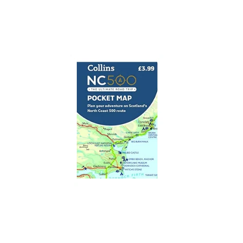 NC500 Pocket Map: Plan Your Adventure on Scotland’S North Coast 500 Route Offici - Image 1 of 1