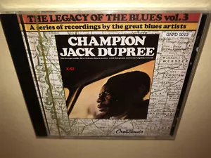 Champion Jack DuPree CD Legacy of the Blues Vol 3 hits drunk again roamn special - Picture 1 of 3