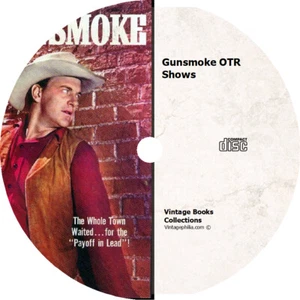 * GUNSMOKE OTR (1952-1961) * OLD TIME RADIO SHOWS * 450+ ALL EPISODES on DVD * - Imagen 1 de 1