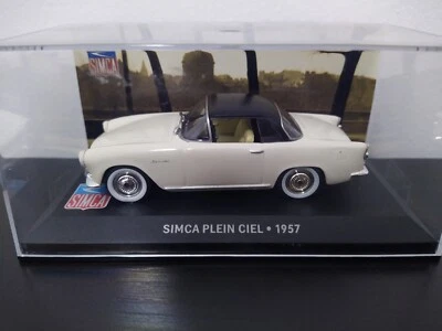 SIMCA PLEIN CIEL 1957 BLANCO NOREV HACHETTE 1/43 Foto 1 de 3