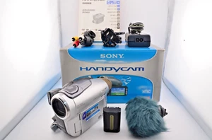 Excellent+5 Sony DCR-DVD403 Mini DVD Handycam Camcorder Japanese Only working - Picture 1 of 11