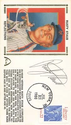 Rusty Staub Signed First Day Cover Autograph PSA/DNA AN48104 - Image 1 of 2