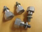 Panhead "New Repo" Cad (4) Luggage Rack Mounting Studs And Nuts