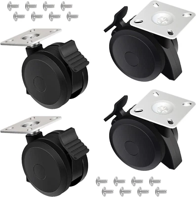 Kitchenkipper 4 Pack 69828 69827 Locking Caster for Weber Spirit 200/300 Series