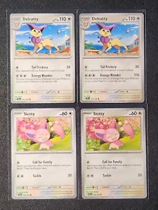 2x Delcatty 131/162 & 2x Skitty 130/162 Pokemon card SV Temporal Forces NM - Picture 1 of 1
