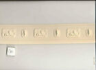 Wainscot Panel "carved plaster" UMWC4 dollhouse 1pc 1/12 scale