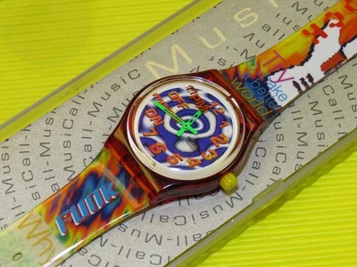 MusiCall Swatch - 11 PM - SLZ103 in NEU & UNGETRAGEN mit WECK-FUNKTION - Bild 1 von 3