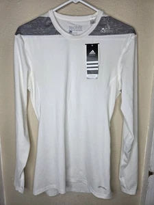 Adidas Performance Long Sleeves Compression Tshirt White 2014 Techfit Active - Bild 1 von 14