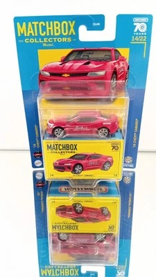 Matchbox Collectors 19 Chevy Camaro 16 nuovi in scatola - Immagine 1 di 4