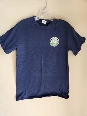 Camiseta azul manga corta National Ground Intelligence Center NGIC, pequeña  Foto 1 de 4