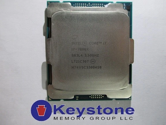 Procesador Intel CPU Core i7-7800X 3,5 GHz 6 núcleos Socket LGA2066 140 W SR3L4 * km Foto 1 de 1