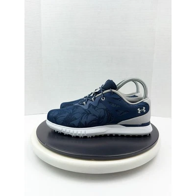 Zapatos Under Armour Charged Breathe SL para mujer talla 7 sin clavos azul marino 3024039-400 Foto 1 de 4