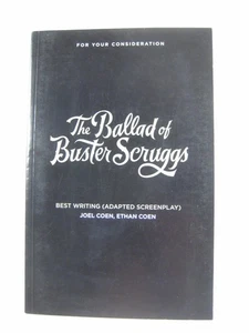 The Ballad Of Buster Scruggs Adapted Screenplay Book Joel Coen Ethan Coen - Picture 1 of 5