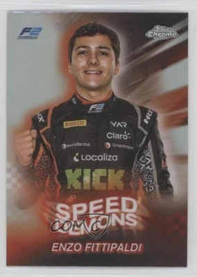2024 Topps Chrome Formula 1 Speed Demons Enzo Fittipaldi #SD-23 - Image 1 of 2