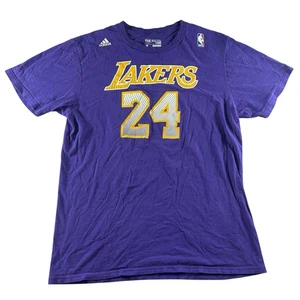 Kobe Bryant Los Angeles Lakers Men’s Large Adidas Jersey Shirt #24 The Go-To Tee - Picture 1 of 8