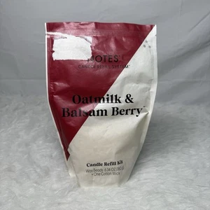 NEW Notes Candle Refill Kits Oatmilk And Balsam Berry - Picture 1 of 3