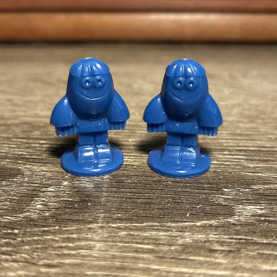 Juego de 2 piezas de repuesto vintage para juegos de cerebro Parker años 70 azul G1 Foto 1 de 4