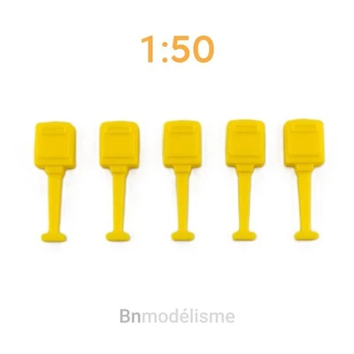 Lot 5 Boîtes Postales 1/50, Décor Diorama Rue Maquette Modélisme La Poste - Imagen 1 de 2