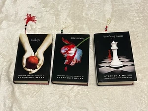 Twilight Book Set Hard Cover 2005 Dust Jackets Stephenie Meyer #1, 2, 4 - Picture 1 of 11