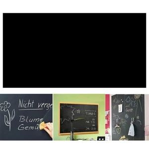 45 *200cm Chalk Board Sticker for Wall Chalkboard Paper Peel and Stickers Black - Picture 1 of 6