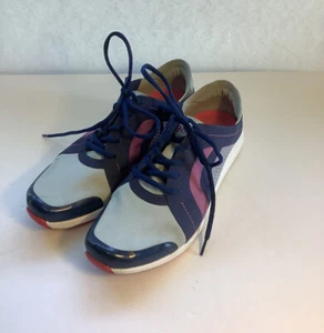 Aetrex Walking Shoes Lace Up Arch Support Womens Size 8.5 Euro 39 Navy Gray - Picture 1 of 10