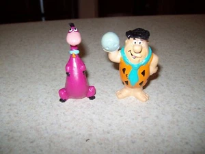 Vintage Applause Fred & Dino PVC Figuren Flintstones 1990 Bowling Hanna Barbera - Bild 1 von 8