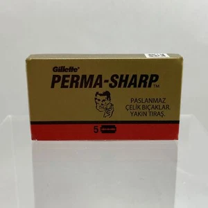 Gillette Perma-Sharp Razor Blades (5 count) - Picture 1 of 1