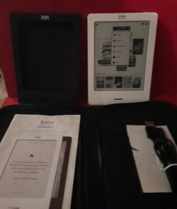 KOBO E-READER N950, TOUCH EDITION, 1 GB, WORKS White/sky Blue - Picture 1 of 4