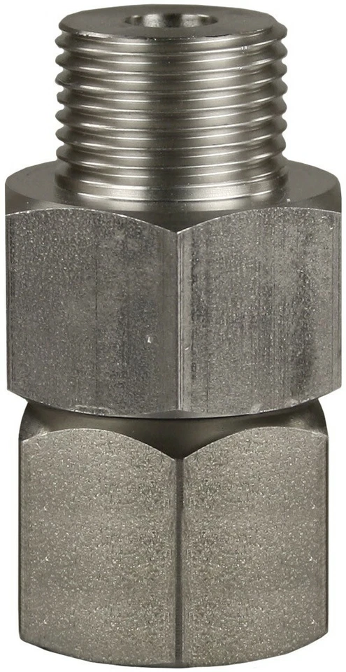 Stainless Steel High Pressure Swivel Fitting Adaptor Water Wash 280 Bar 3/8" BSP - Image 1 of 1