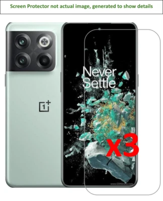 3x OnePlus 10T 5G Screen Protector w/ cloth - Image 1 of 2