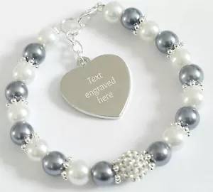 Engraved Personalised Brain Cancer Awareness Bracelet Charity Fundraising Gift - Picture 1 of 13