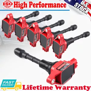 4Pcs Ignition Coil For Nissan Maxima Murano Altima Quest Infiniti G35 3.5L UF550 - Picture 1 of 12