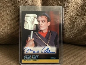 2009 MARC ADAMS as Hamlet AUTOGRAPH STAR TREK TOS Remastered #A221 NM-MT - Picture 1 of 2