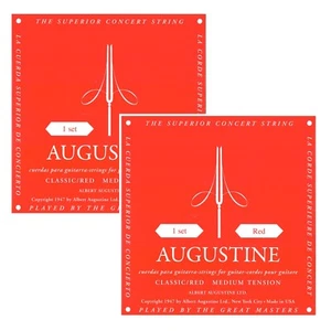 AUGUSTINE RED - 2 SATZ SAITEN, MEDIUM TENSION, ROT - 028-0425 CLASSIC KONZERT - Bild 1 von 2