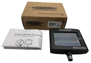BANNER RDM35 29512 Vision Sensor Display 3.5 in, M12, 29512, IP20, iVU Series - Picture 1 of 5