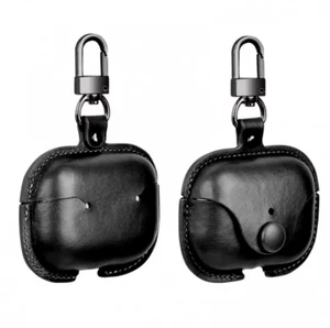 Leather Case For Apple AirPods Pro 1st Gen Keychain + Charging Hole ShockProof - Picture 1 of 7