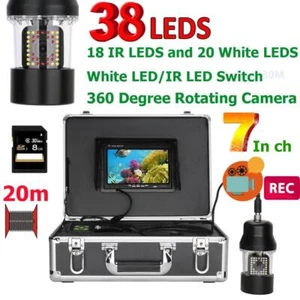 20/50/100M Fish Finders 7 Inch DVR Recorder Infrared Underwater Fishing Camera - Picture 1 of 13