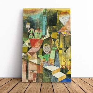 Paul Klee Introducendo Il Miracolo Stampa Arte Da Parete su Tela Quadro Incorniciato Decorazione - Foto 1 di 7