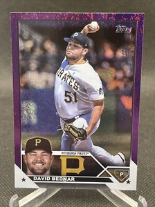 2023 Topps Series 2 David Bednar Purple Foil 203/799 Pittsburg Pirates #553