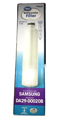 Filtro de agua de repuesto para refrigerador Samsung DA29-00020B F-102 de gran valor Foto 1 de 4