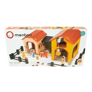 Mentari Billy's Barnyard Wooden Farm Farmyard Set - Picture 1 of 4