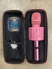 BONAOK Wireless Bluetooth Karaoke Microphone 3in1 Portable Handheld Mic Speaker